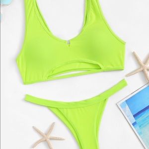 neon bathing suit